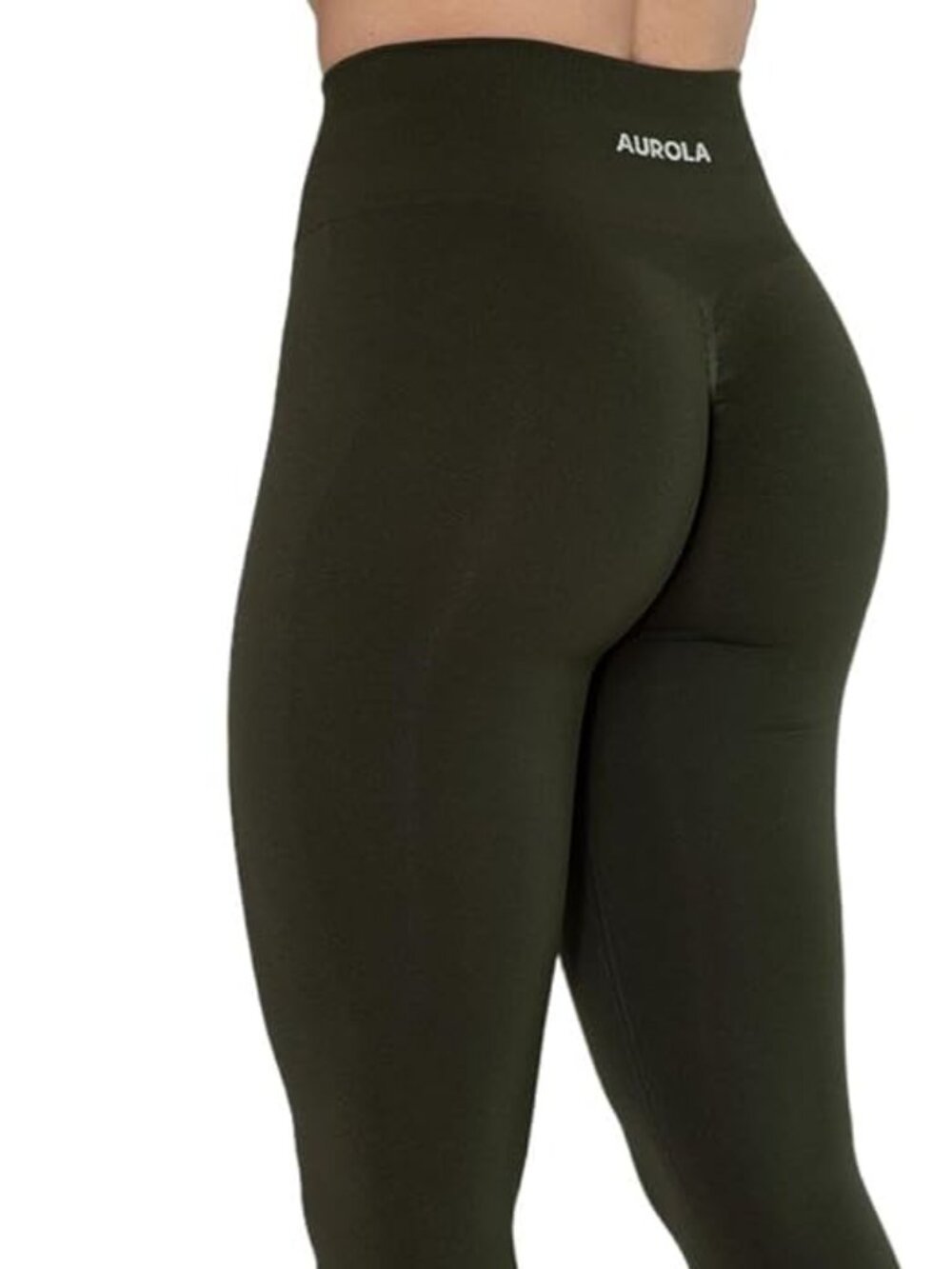 Aurola Scrunch Bum Power Workout Leggings (EUC) - Cypress Green
